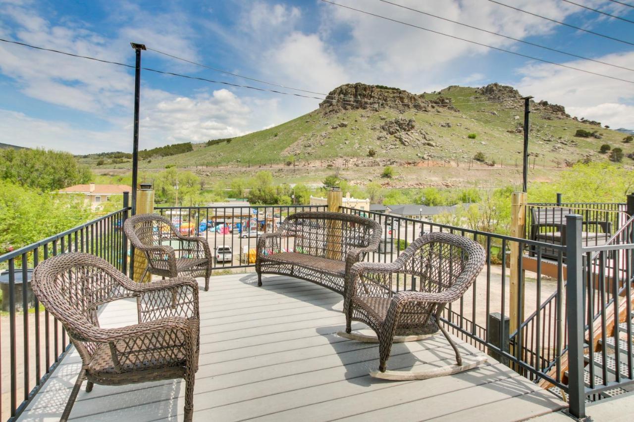 Central Lava Hot Springs Studio With Deck And Views! Esterno foto