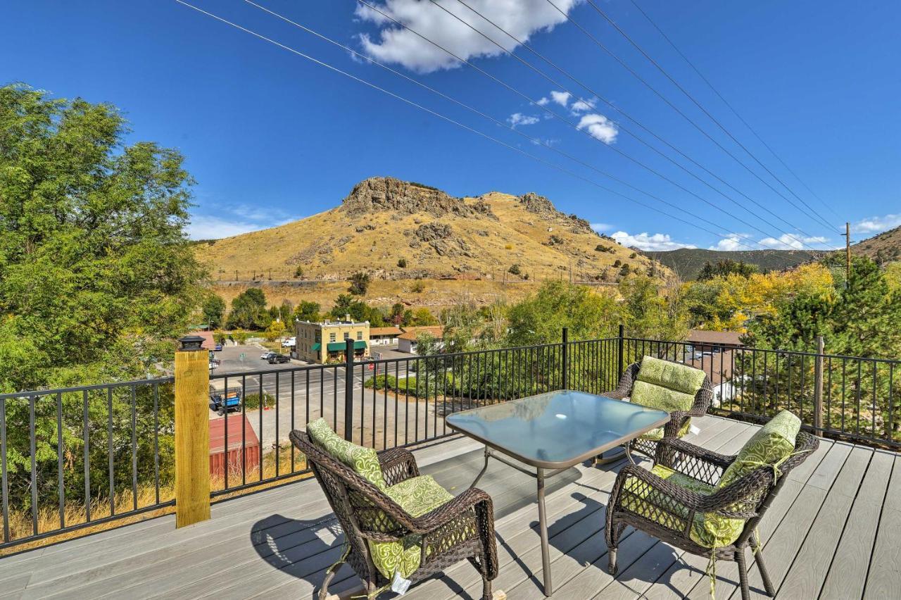 Central Lava Hot Springs Studio With Deck And Views! Esterno foto